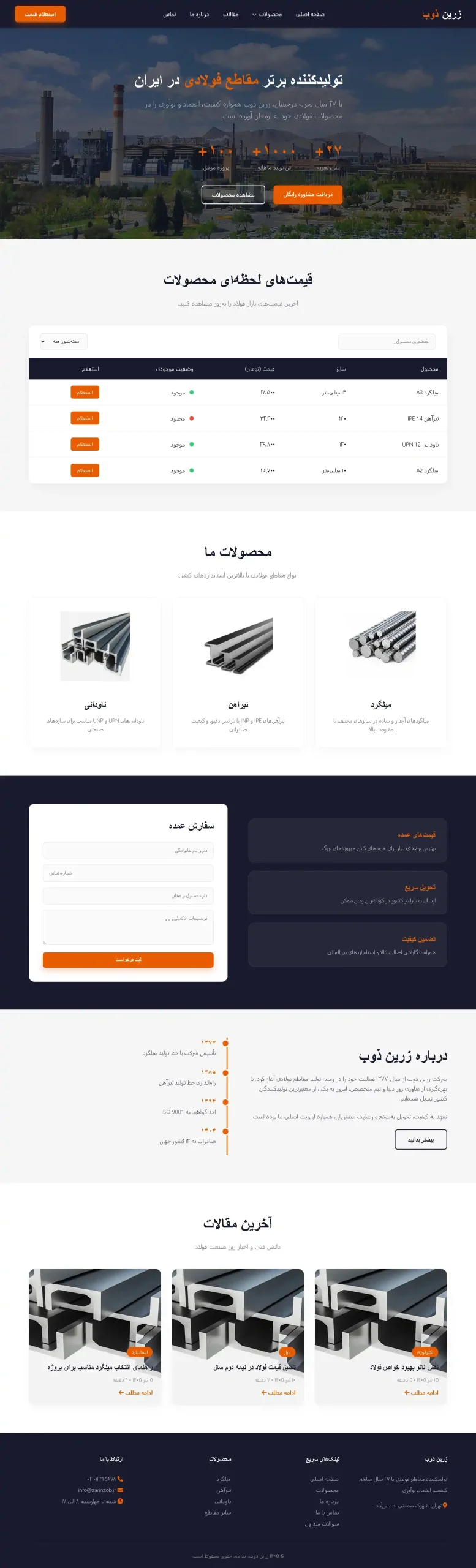 سایت زرین ذوب